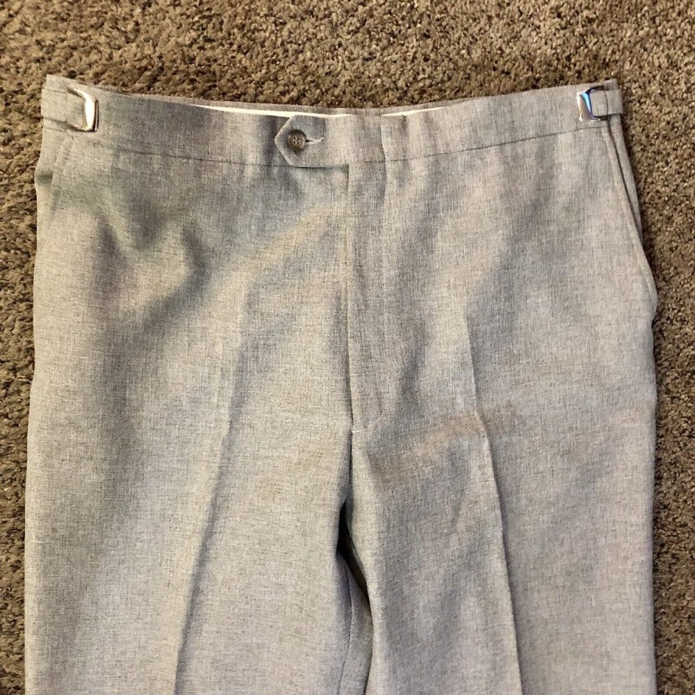 Vintage Dress Pants Mens 38R Used Brown Blend Textured - Picture 5 of 11